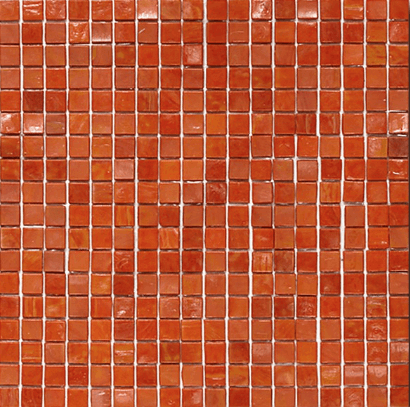 Мозаика Art & Natura Classic Samantha 4, цвет оранжевый, поверхность глянцевая, квадрат, 295x295