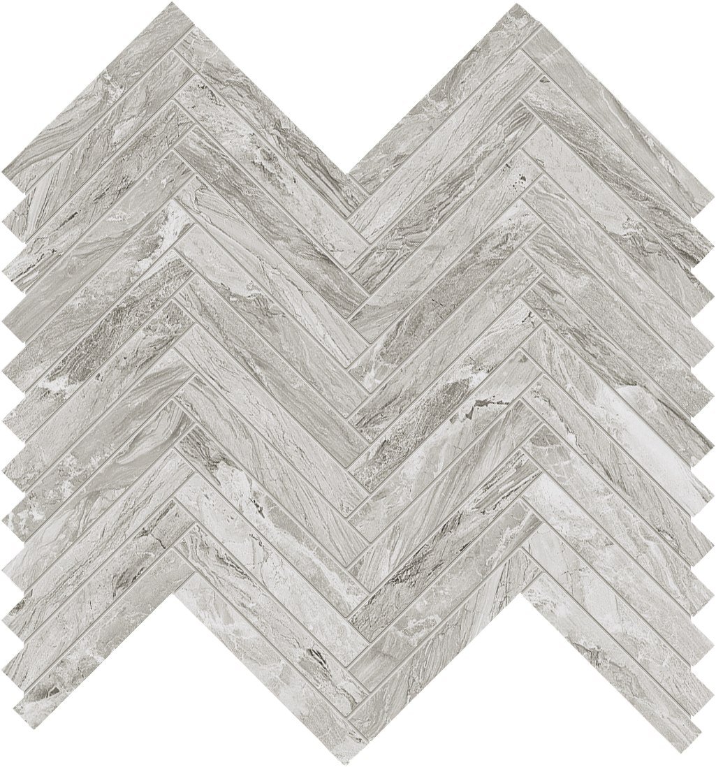 Декоративные элементы Ascot Gemstone Lisca Silver Rett GNML14R, цвет серый, поверхность матовая, прямоугольник, 330x350