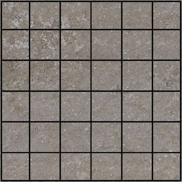 Мозаика Monocibec Pietre Naturali Rockliff Stone Mos (4,7X4,7) 100657, цвет серый, поверхность матовая, квадрат, 300x300