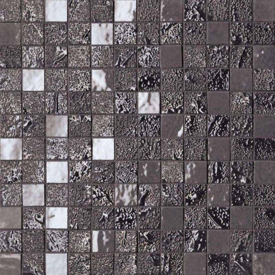 Мозаика Supergres Four Seasons Mosaico Winter FSWI, цвет коричневый, поверхность глянцевая, квадрат, 300x300