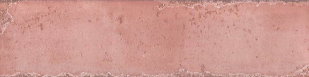 Керамическая плитка Monopole Martinica Coral, цвет красный, поверхность глянцевая, под кирпич, 75x300