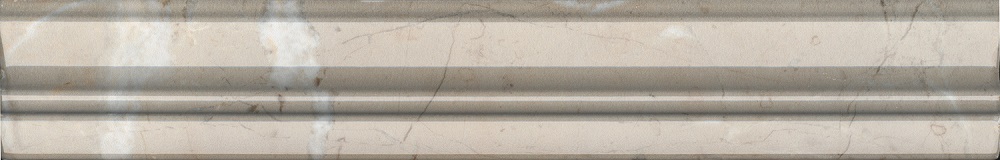 Бордюры Kerama Marazzi Серенада бордюр бежевый тёмный глянцевый BLC033R, цвет коричневый, поверхность глянцевая, прямоугольник, 57x300