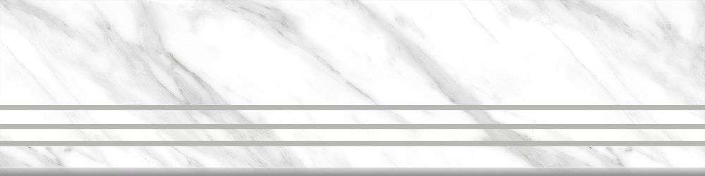 Ступени Absolut Gres Calacatta Grey Matt, цвет серый, поверхность матовая, прямоугольник, 300x1200