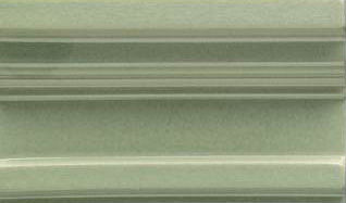 Бордюры Grazia Essenze Capitello Felce CAP04, цвет зелёный, поверхность глянцевая, прямоугольник, 75x130