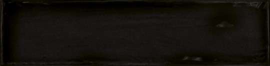 Бордюры Equipe Bullnose Cottage Black Matt 22055, цвет чёрный, поверхность матовая, прямоугольник, 75x300