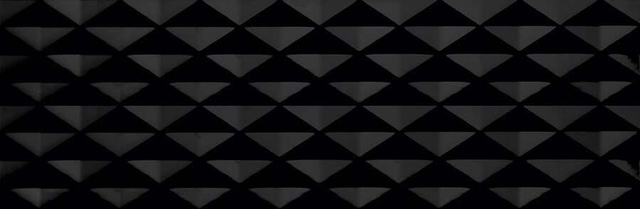 Керамическая плитка Atlantic Tiles Negro Brillo Diamante, цвет чёрный, поверхность матовая, прямоугольник, 295x900