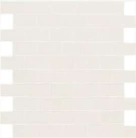 Мозаика Grazia Essenze Mosaico Ice (3X6) MOSAIC9, цвет белый, поверхность глянцевая, квадрат, 300x300