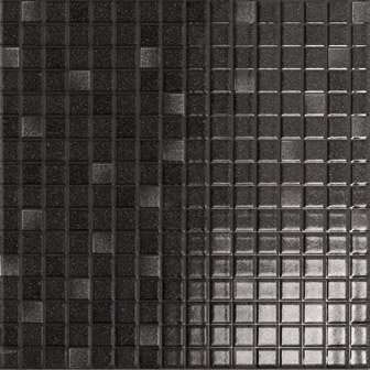Керамическая плитка Mapisa Pav. Coctail Black, цвет чёрный, поверхность глянцевая, квадрат, 336x336