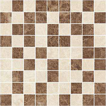 Мозаика Laparet Libra коричневый+бежевый, цвет коричневый бежевый, поверхность матовая, квадрат, 300x300