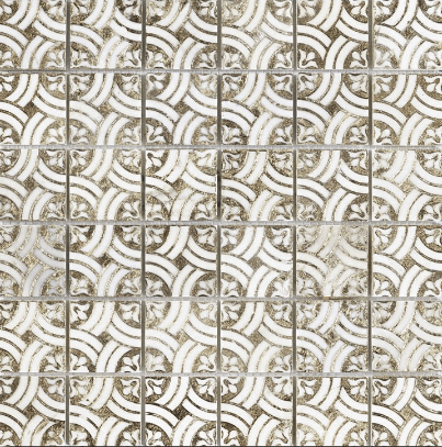Мозаика Art & Natura Equilibrio 050B, цвет серый, поверхность глянцевая, квадрат, 300x300