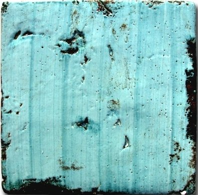 Керамическая плитка Eco Ceramica I Monasteri Smeraldo, цвет бирюзовый, поверхность матовая, квадрат, 100x100
