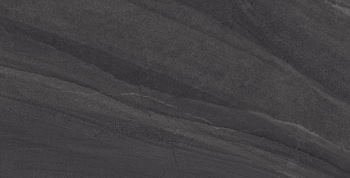Керамогранит Imola Lime-rock LMRCK RB377N RM, цвет чёрный, поверхность матовая, квадрат, 375x750