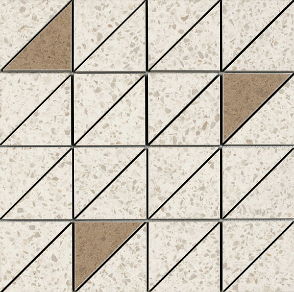 Мозаика Marazzi Italy Pinch Beige Lux M0LD, цвет коричневый бежевый, поверхность матовая, квадрат, 290x290