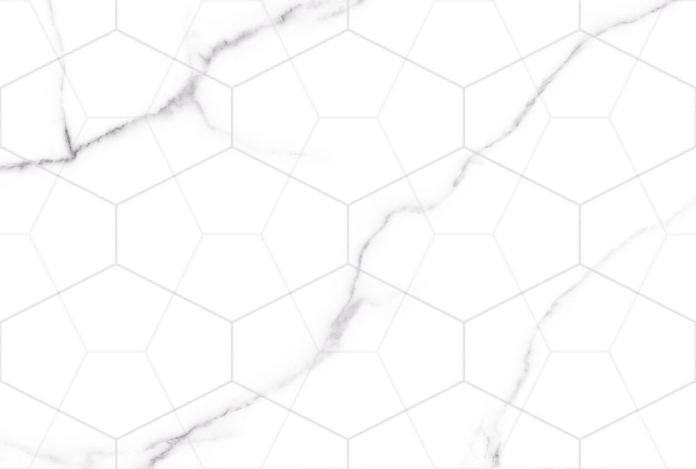 Декоративные элементы Global Tile Vega Белый Геометрия V9VG3205TG, цвет белый, поверхность глянцевая, прямоугольник, 270x400