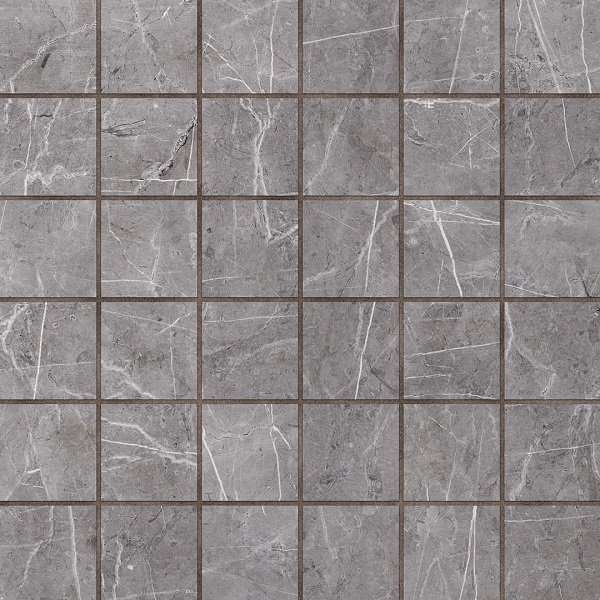 Мозаика Estima Vision Grey VS02 Неполированный 30x30 38876, цвет серый, поверхность матовая, квадрат, 300x300