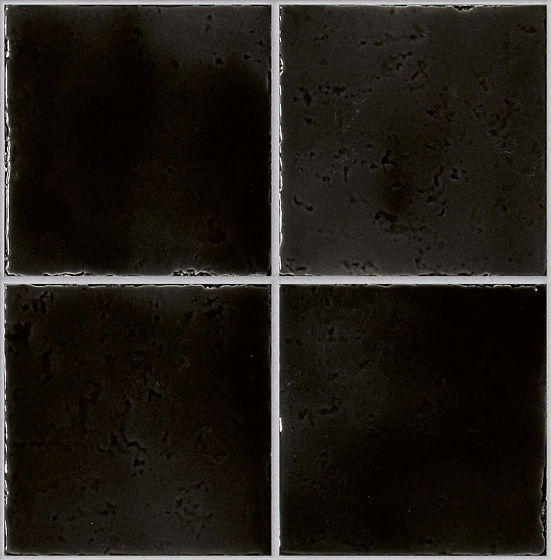 Керамогранит Grazia Shades Of Art Charcoal SHA5, цвет чёрный, поверхность матовая, квадрат, 130x130