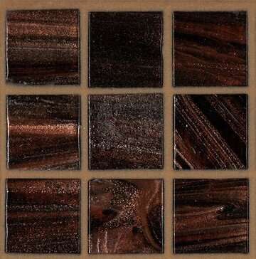 Мозаика Bisazza GM 20.51 (1), цвет коричневый, поверхность глянцевая, квадрат, 322x322