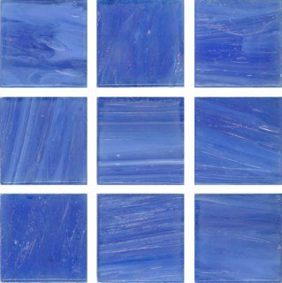 Мозаика Irida Aquarelle 20.AQ20(2), цвет синий, поверхность глянцевая, квадрат, 327x327