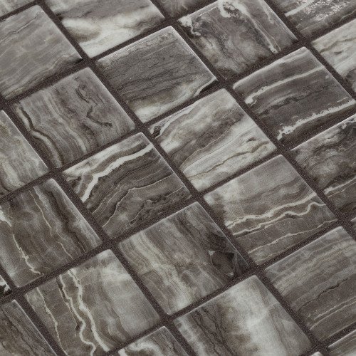 Мозаика Ezarri Zen Tigrato 50, цвет серый, поверхность матовая, квадрат, 365x365