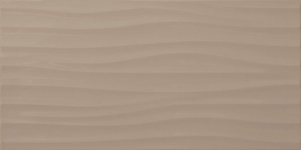Керамическая плитка Керамин Плитка Настенная Дюна 4Т темно-бежевый, цвет коричневый, поверхность глянцевая, прямоугольник, 300x600