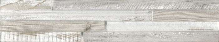 Керамогранит Keradom Samurai White, цвет белый, поверхность 3d (объёмная), прямоугольник, 75x385