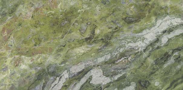 Широкоформатный керамогранит Ariostea Ultra Marmi Brilliant Green Luc Shiny UM6L300635, цвет зелёный, поверхность полированная, прямоугольник, 1500x3000