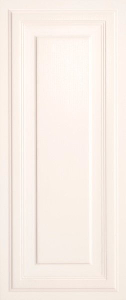 Керамическая плитка Cisa Liberty Boiserie Bianco, цвет белый, поверхность матовая, прямоугольник, 320x750