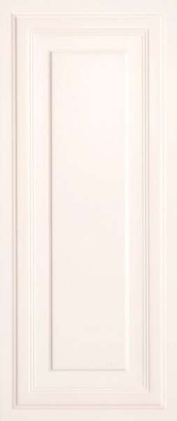 Керамическая плитка Cisa Liberty Boiserie Bianco, цвет белый, поверхность матовая, прямоугольник, 320x750
