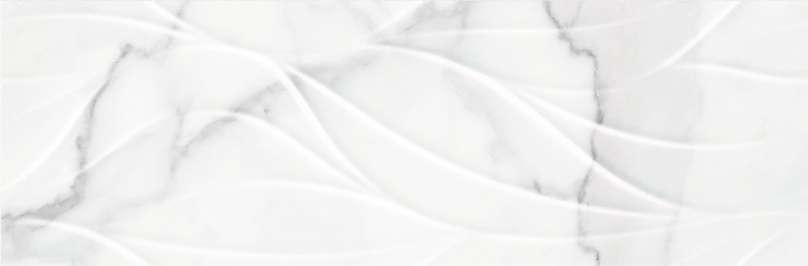 Керамическая плитка Baldocer Imperium Decor Wind, цвет белый, поверхность глянцевая, прямоугольник, 333x1000