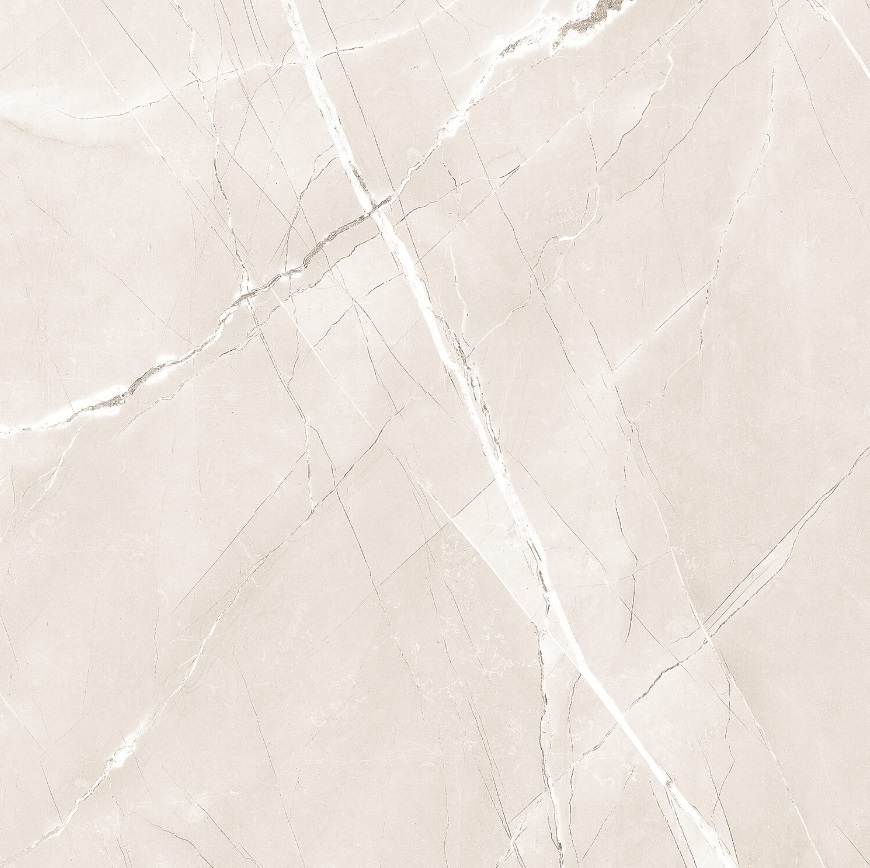 Керамогранит A-Ceramica Armani Bianco Silk, цвет бежевый, поверхность сатинированная, квадрат, 600x600