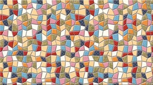 Мозаика Ceradim Volume Dec Mozaic Tesser, цвет разноцветный, поверхность глянцевая, прямоугольник, 250x450