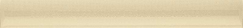 Бордюры Petracers Grand Elegance Sigaro Crema Con Griffe, цвет бежевый, поверхность глянцевая, прямоугольник, 25x200