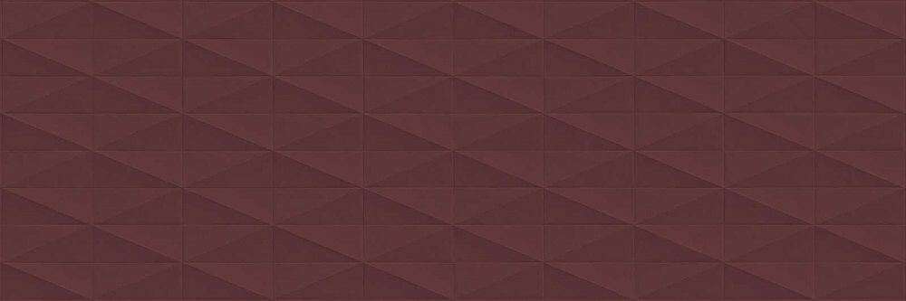 Керамическая плитка Marazzi Italy Eclettica Purple Struttura Diamond 3D M1A8, цвет фиолетовый, поверхность матовая 3d (объёмная), прямоугольник, 400x1200