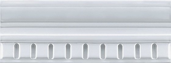 Бордюры Grazia Formae Fidia Cotton FI1, цвет белый, поверхность глянцевая, прямоугольник, 100x200