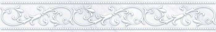 Бордюры Нефрит керамика Бордюр Narni Серый 05-01-1-98-04-06-1031-0, цвет серый, поверхность глянцевая, прямоугольник, 90x600