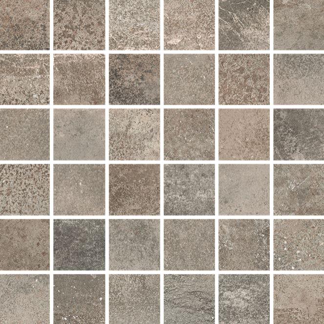 Мозаика Naxos Vision Brun Mosaico Su Rete 118701, цвет коричневый, поверхность матовая, квадрат, 300x300