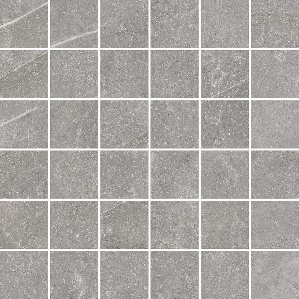 Мозаика Cerdomus Mosaico 4,7x4,7 Grey Lev 72680, цвет серый, поверхность полированная, квадрат, 300x300