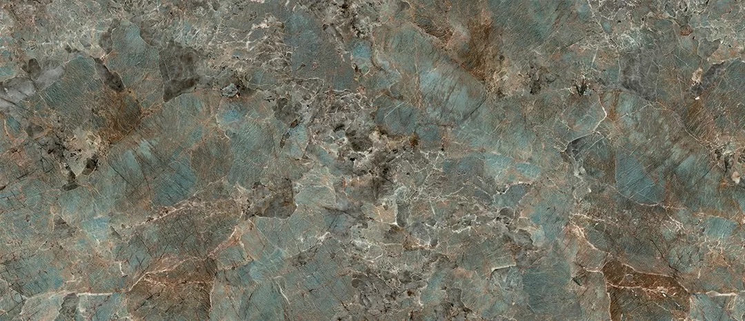 Широкоформатный керамогранит Mirage Cosmopolitan Amazzonite CP07, цвет зелёный, поверхность полированная, прямоугольник, 1200x2780