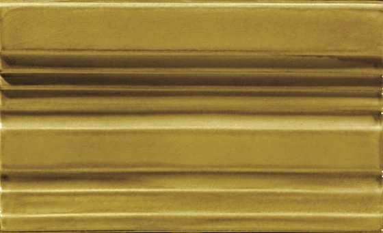 Бордюры Grazia Epoque Terminale Pitti Mustard Craquele TEP8, цвет жёлтый, поверхность глянцевая, квадрат, 120x200