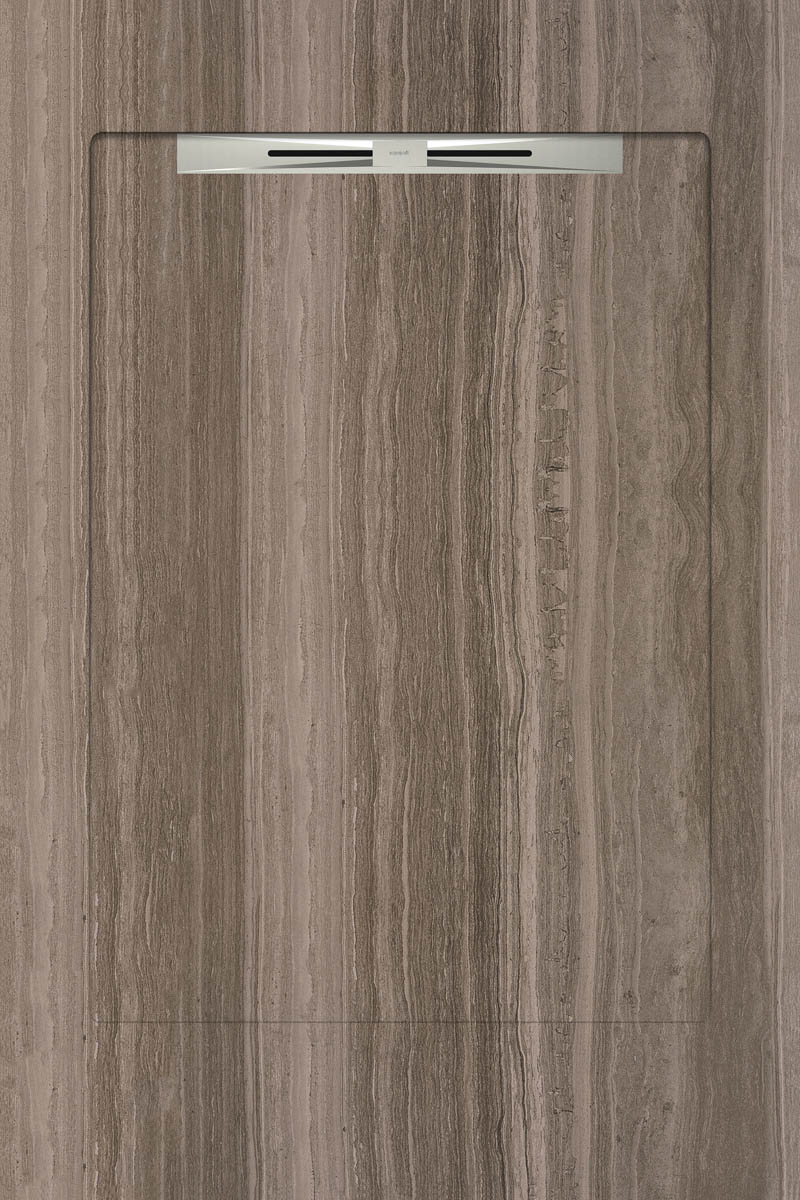 Спецэлементы Aquanit Serpegiante Vizon Slope Line, цвет коричневый, поверхность матовая, прямоугольник, 900x1350