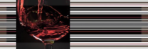 Декоративные элементы Estile Aure Decor Red Wine 01, цвет разноцветный, поверхность матовая, прямоугольник, 150x450