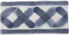 Бордюры Vives Aranda Listelo Tinter Marino, цвет синий, поверхность глянцевая, прямоугольник, 65x130
