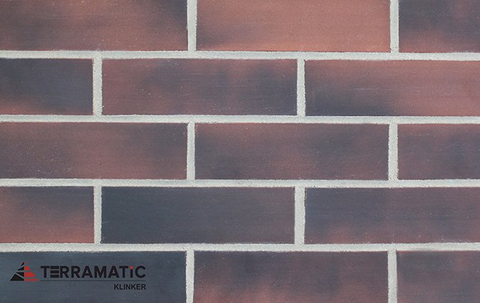 Клинкер Terramatic Color Plato Original AB1103, цвет коричневый тёмный, поверхность матовая, прямоугольник, 71x240