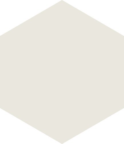 Керамогранит APE Home Hexagon White, цвет белый, поверхность матовая, шестиугольник, 175x202