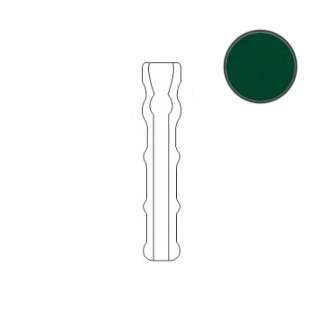 Спецэлементы Ce.Si Metro Angolo Battiscopa Int. Rame, цвет зелёный, поверхность глянцевая, прямоугольник, 150x25