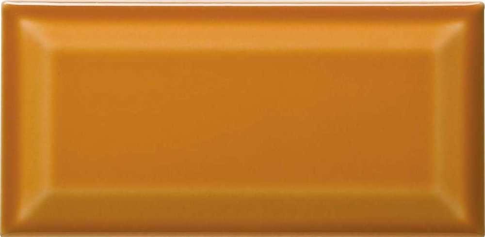 Керамическая плитка Ce.Si Metro Miele Diamante, цвет оранжевый, поверхность глянцевая, кабанчик, 75x150