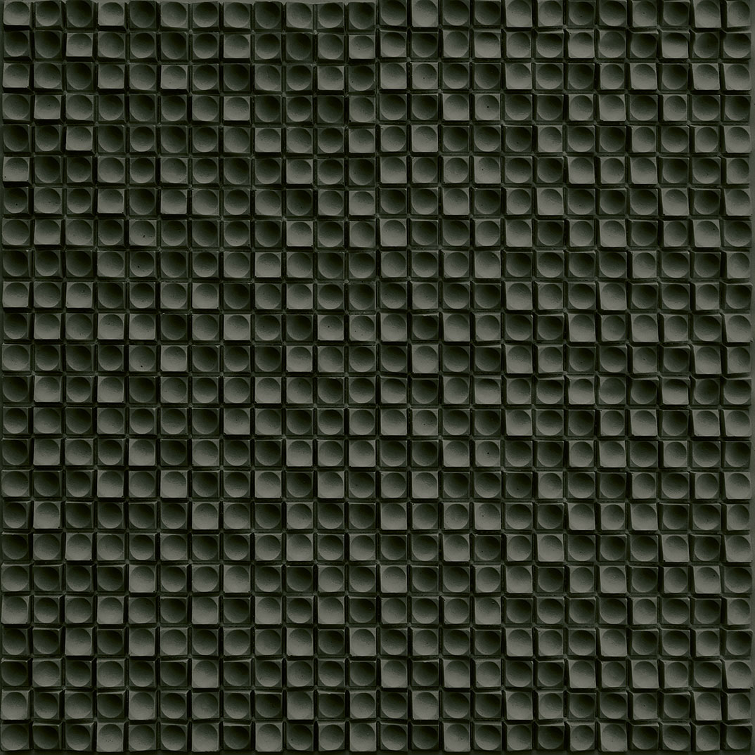 Мозаика Vallelunga Cube Black Circle 3900032, цвет чёрный, поверхность матовая, квадрат, 300x300