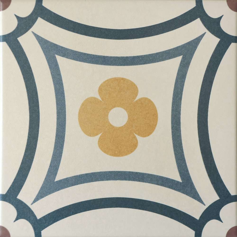 Декоративные элементы Equipe Caprice Saint Tropez Deco 20941, цвет разноцветный, поверхность матовая, квадрат, 200x200