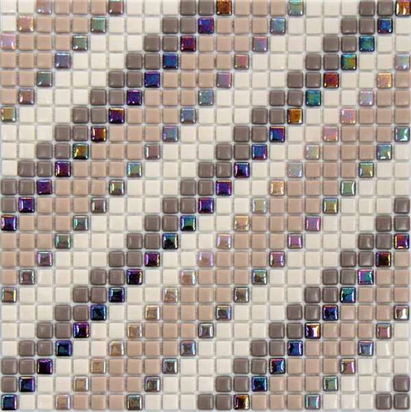 Мозаика Mosavit Greek Diagonal Beige, цвет коричневый, поверхность матовая, квадрат, 316x316