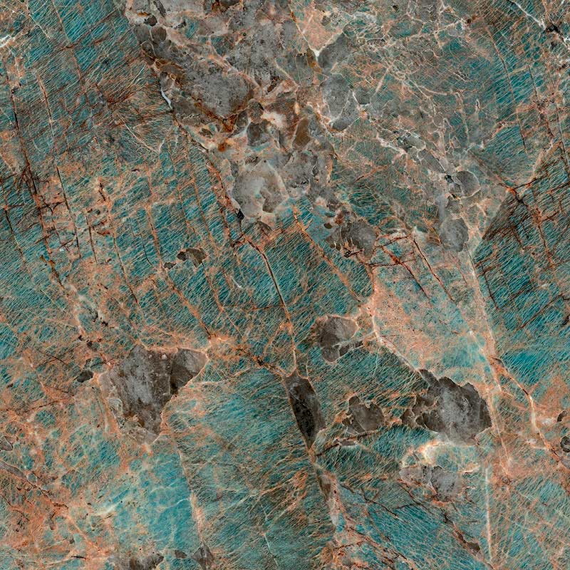 Керамогранит Mirage Cosmopolitan Amazzonite Luc SQ CP07, цвет бирюзовый, поверхность полированная, квадрат, 800x800